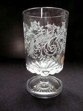 RARE series of 6 WINE GLASSES 10 cl, crystal of arches, engraved ELYSÉA model