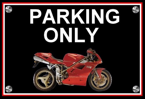 Plaque parking only ducati - parking,