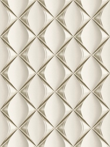 Papier peint argent blanc - peint, 3d