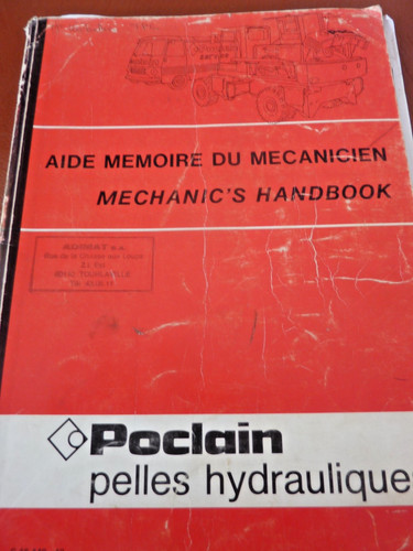 Aide mémoire poclain pelles - aide,