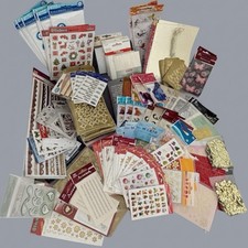 Lot XXL +2kg Autocollants scrapbooking Stockers carterie Diy loisirs Créatifs 