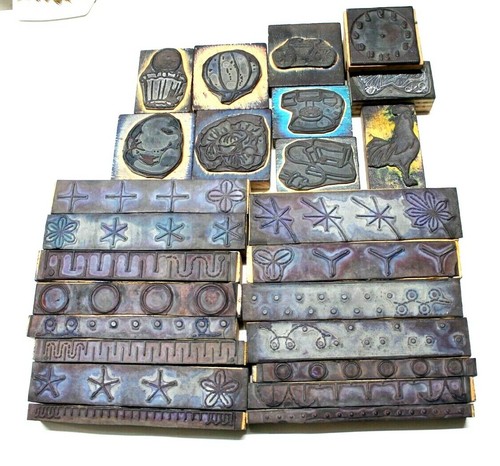 Lot anciens tampons - tampons, en