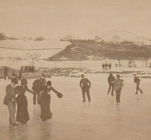 Patinage patin glace lac - glace,