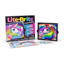 Basic Fun Lite-Brite Colour Pop Rainbow Dreams – Light-Up Creative Toy with 6 Te