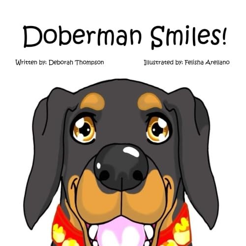 Doberman smiles - doberman, smiles!