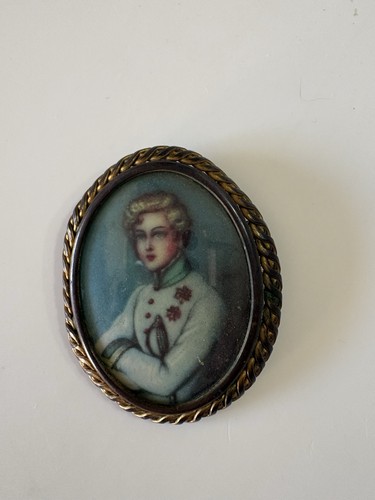 Ancienne broche émaillée - ancienne,