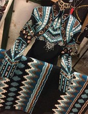 Veste Western Showmanship Horsemanship Pleasure Show et coussin de...