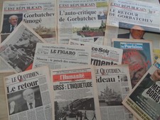 💥15 journaux Gorbatchev