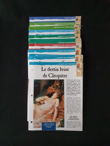 Lot fiches 1 poster - fiches,