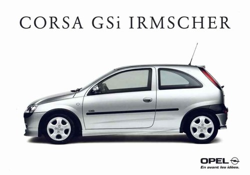 Catalogue brochure opel corsa - opel,