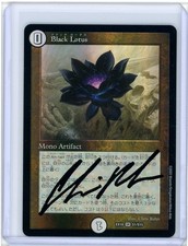 Black Lotus EX18 S1/S15 Duel Masters MTG Collaboration Foil Signed By Chris Rahn