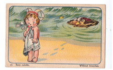 BRETONNE à la PLAGE , MAREE