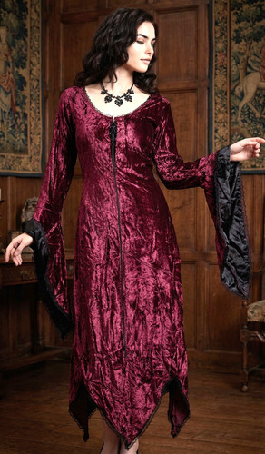 Zipfel robe velours - robe, en