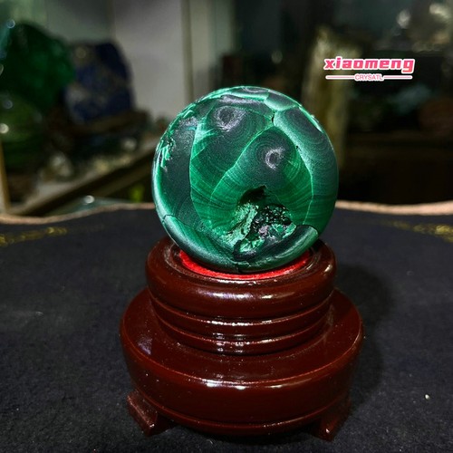 448g natural malachite - 448g, sphere