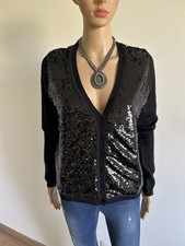 Cardigan noir avec sequins