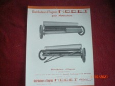  OLD ADVERTISING LEAFLET FERTILIZER DISPENSER NODET