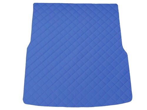 Matelassé cuir éco bleu - matelassé,