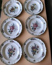Villeroy & Boch six assiettes creuses Vieux Strasbourg Alt Strassburg  1947/1956
