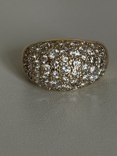 7634 bague dôme vintage or - dôme,