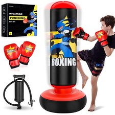 Punching Ball avec Gants de