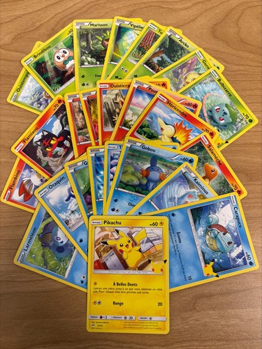 Cartes pokémon set - cartes, complet