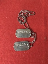 WW2 US ARMY DOG TAG PLAQUE IDENTITE US ARMY  T43 T42