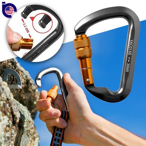 Carabiner steel twist lock - carabiner,
