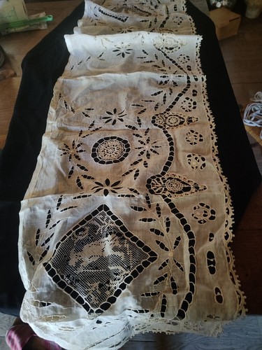 Dentelle ancienne aiguille - dentelle,