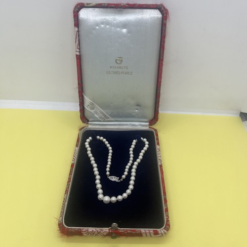 Mikimoto box cultured - 14”,