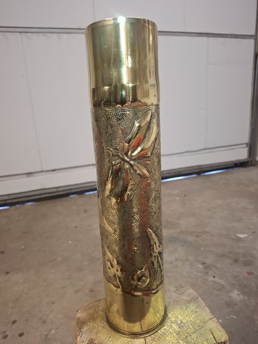 Vase douille obus mm - vase, d'obus