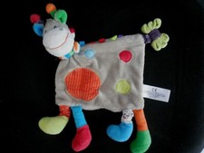 Doudou plat vache girafe Zoé