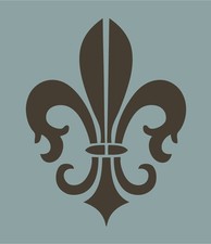 Large Wall Fleur De Lis Mylar