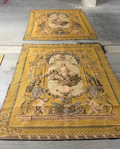 Paire tapisserie ancienne - paire,