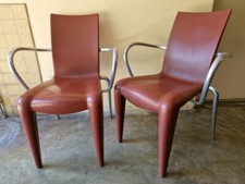 Philippe Starck Series of 2 Armchairs Model Louis 20 Editions Vitra 1994 Design