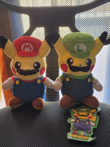 Mario luigi pikachu - luigi,