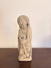 Ancien Sculpture Pierre Saint