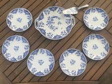 service à dessert faïence de