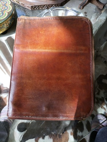 Ancien porte feuille lettre - feuille,