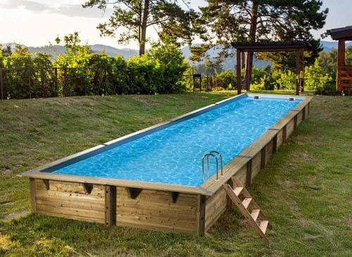 Piscine bois ubbink linea - piscine,