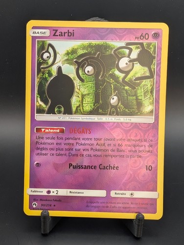 Carte pokemon zarbi reverse - pokemon,
