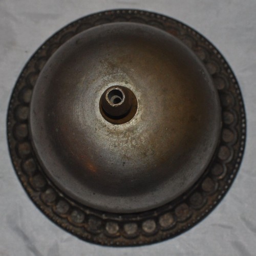 Vintage brass hotel desk bell - brass,
