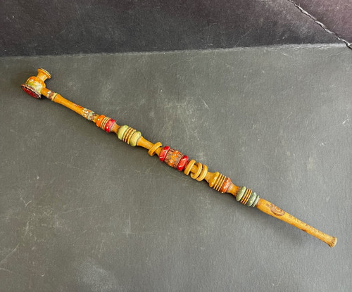 Large antique balkan pipe - antique,