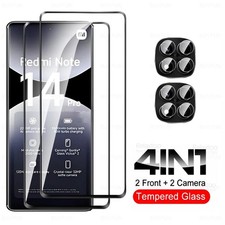 Vitre Trempé Protection 3D Ecran Caméra Redmi Note 14 Plus Pro 5G Anti Rayure 9D
