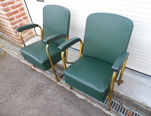 Paire fauteuil skai - fauteuil, vintage