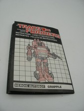 hasbro 85 transformers G1 Autobot GRAPPLE Notice ORIGINALE