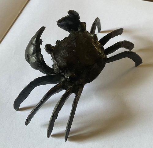Crabe bronze ere showa - bronze,,