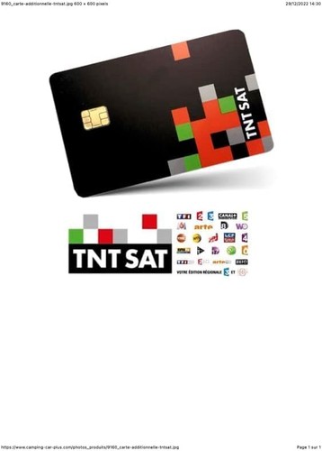 Carte tnt sat - ans, satellite