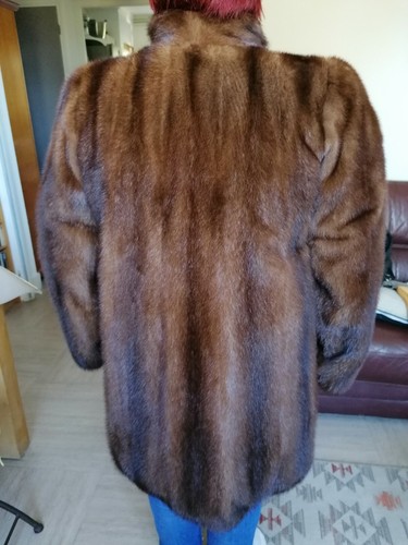 Manteau fourrure vison - manteau,