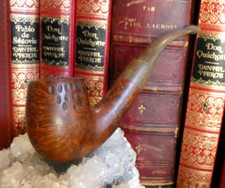 PIPE EN BRUYÈRE - Gravée "