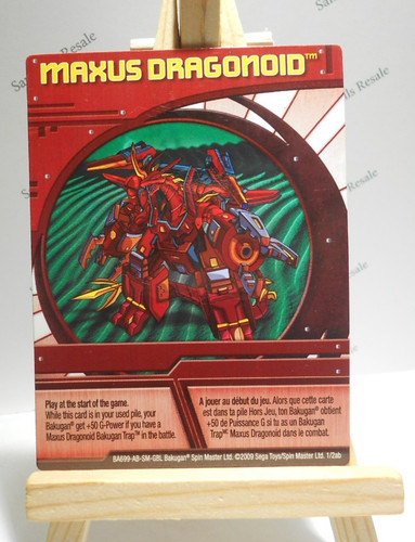 Bakugan card maxus - card,